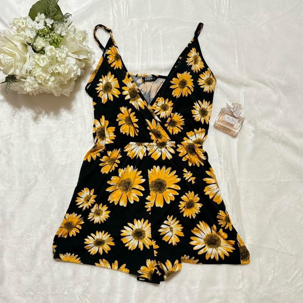 SHEIN Sunflower Romper